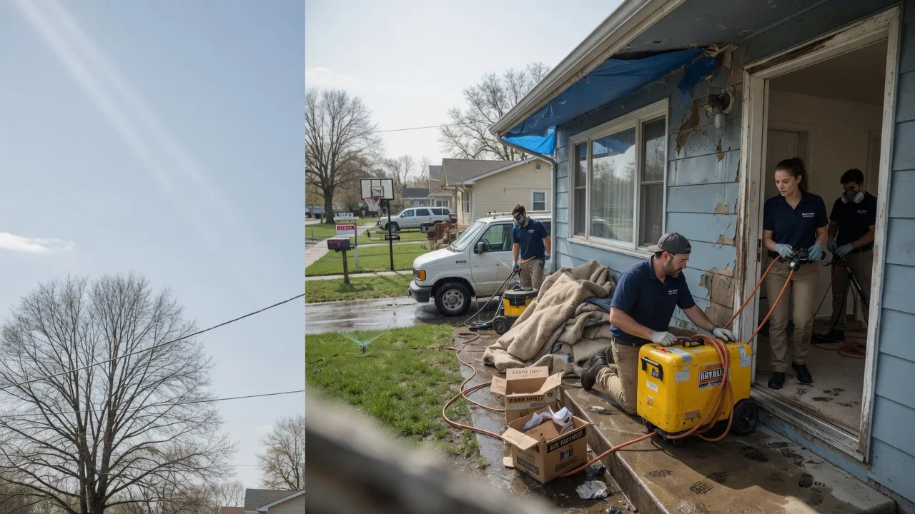 Basement Flood Cleanup in Great Bend, KS near me